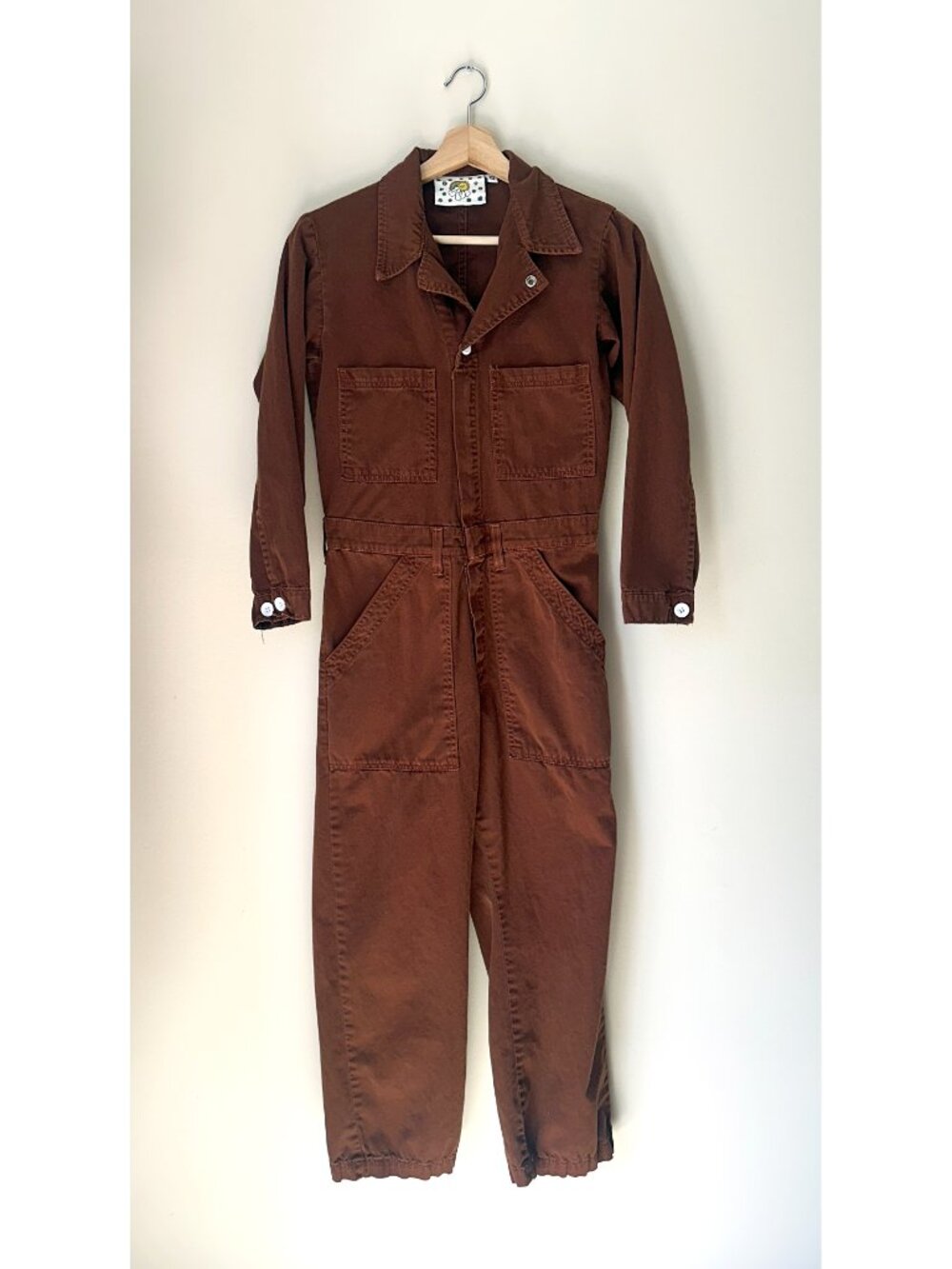Big Bud Press Womens Brown Long Sleeve Jumpsuit - Picture 2 of 3